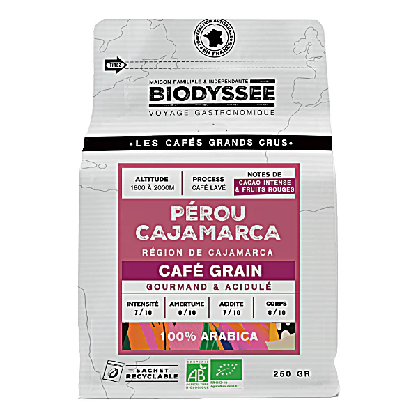 Café grain grand cru Pérou bio - 250g - Image 2