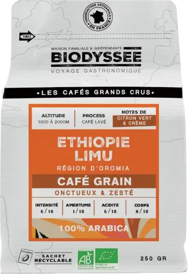 Café moulu grand cru d'Éthiopie bio - 250g - Image 2