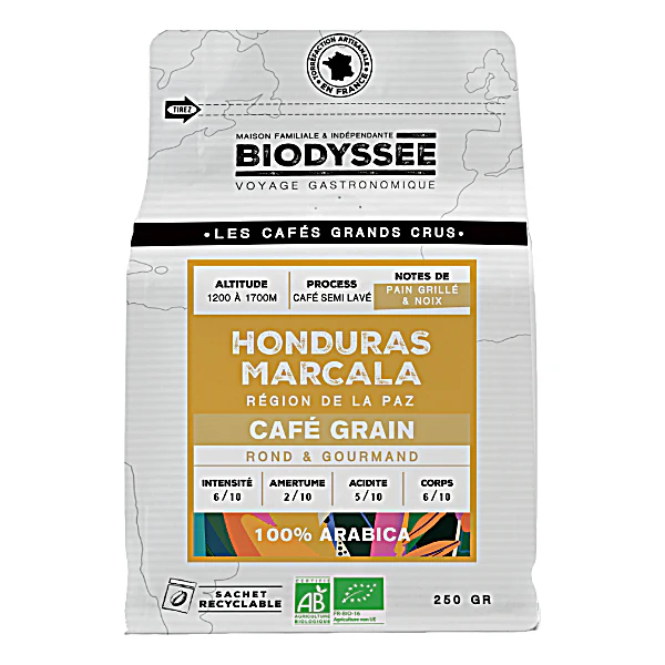Café moulu grand cru Honduras Marcala bio - 250g - Image 2