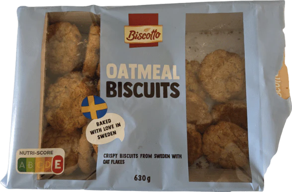 Biscuits aux flocons d'avoine - 630g