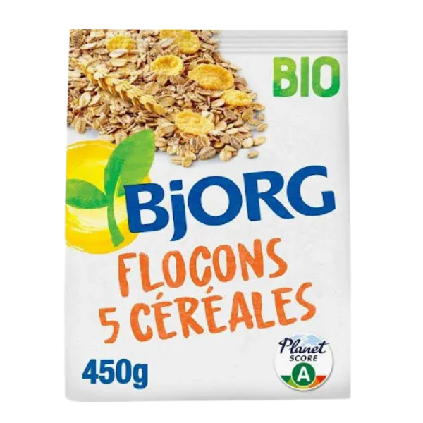 Flocons 5 céréales bio - 450g - Image 2