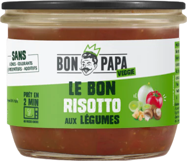 Plat préparé Le Bon Risotto aux Légumes - 300g