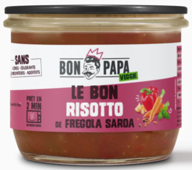 Plat préparé Le Bon Risotto Végétarien Fregola Sarda- 300g
