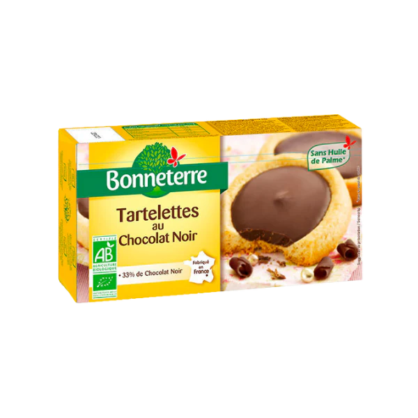 Tartelettes chocolat noir bio - 125g