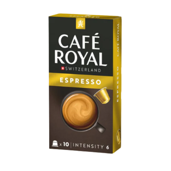Café espresso intensité 6 - 10 capsules compatibles Nespresso