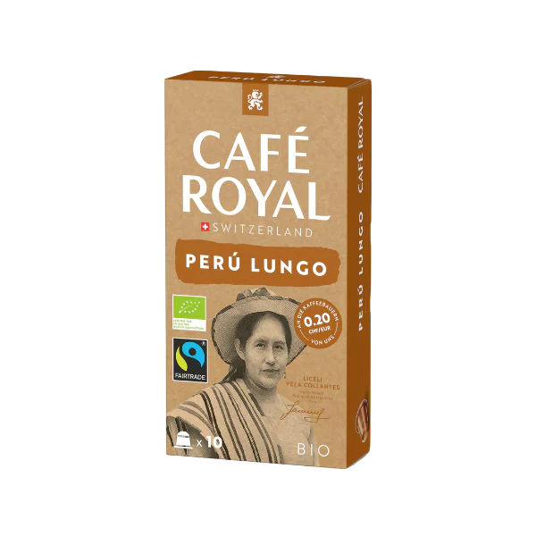 Café lungo Pérou bio intensité 5 - 10 capsules compatibles Nespresso