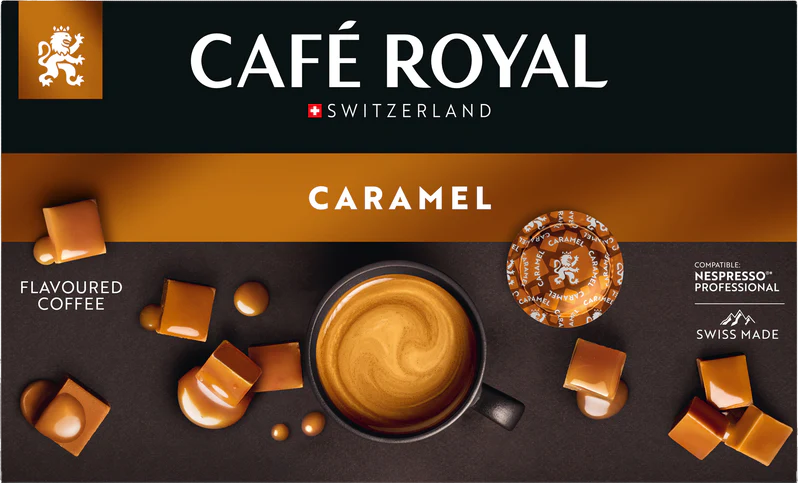 Capsule professionnelle caramel - 50 capsules compatibles Nespresso