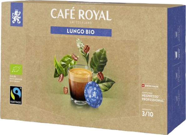 Capsule professionnelle Lungo bio - 50 unités