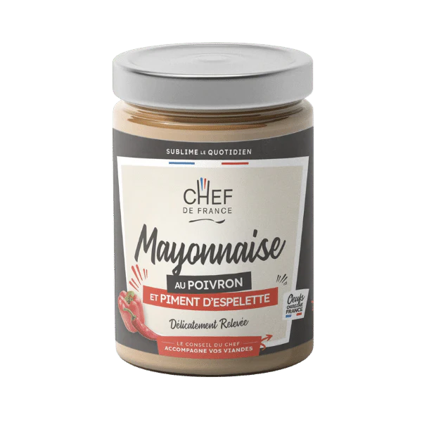 Mayonnaise au poivron et piment d'Espelette - 155g - Image 2