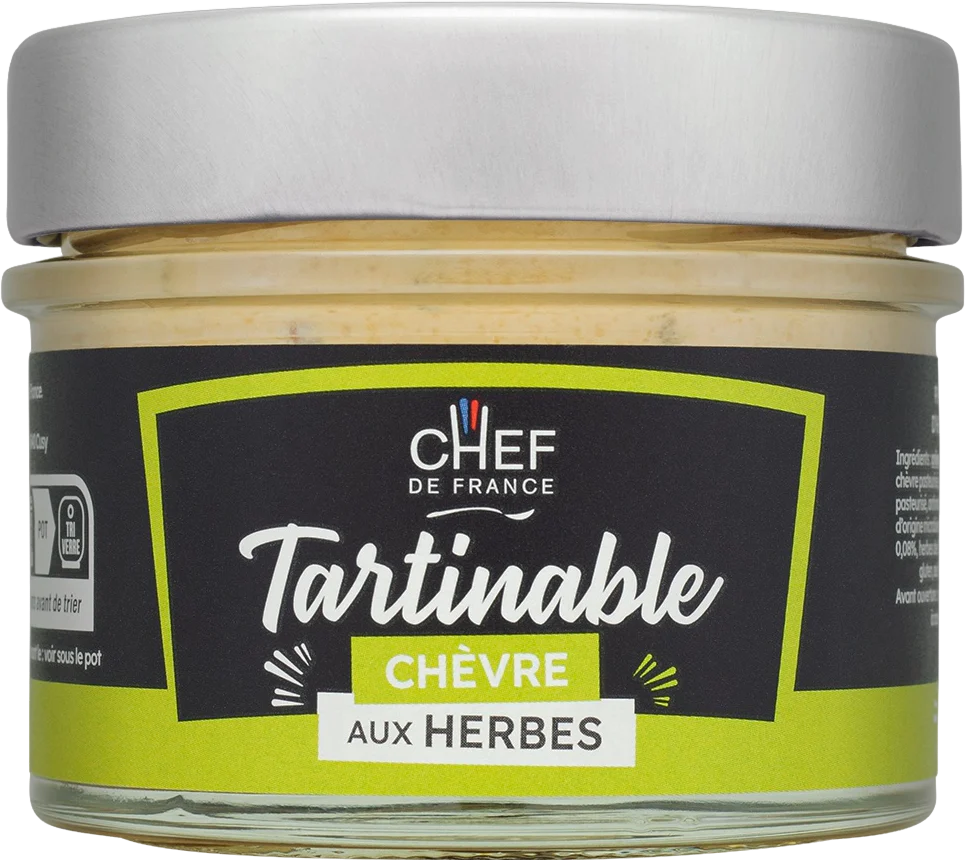 Tartinable au fromage de chèvre et herbes - 100g
