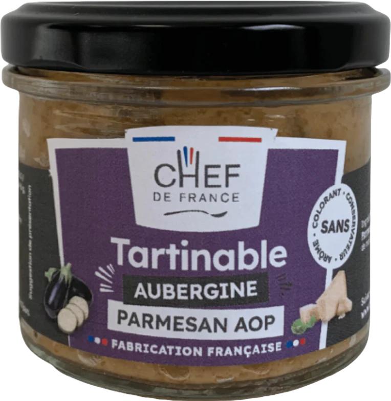 Tartinable aubergine et parmesan AOP - 100g
