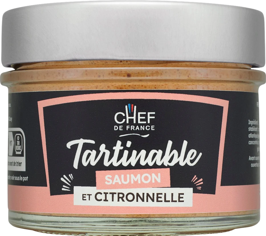 Tartinable saumon & citronnelle - 100g