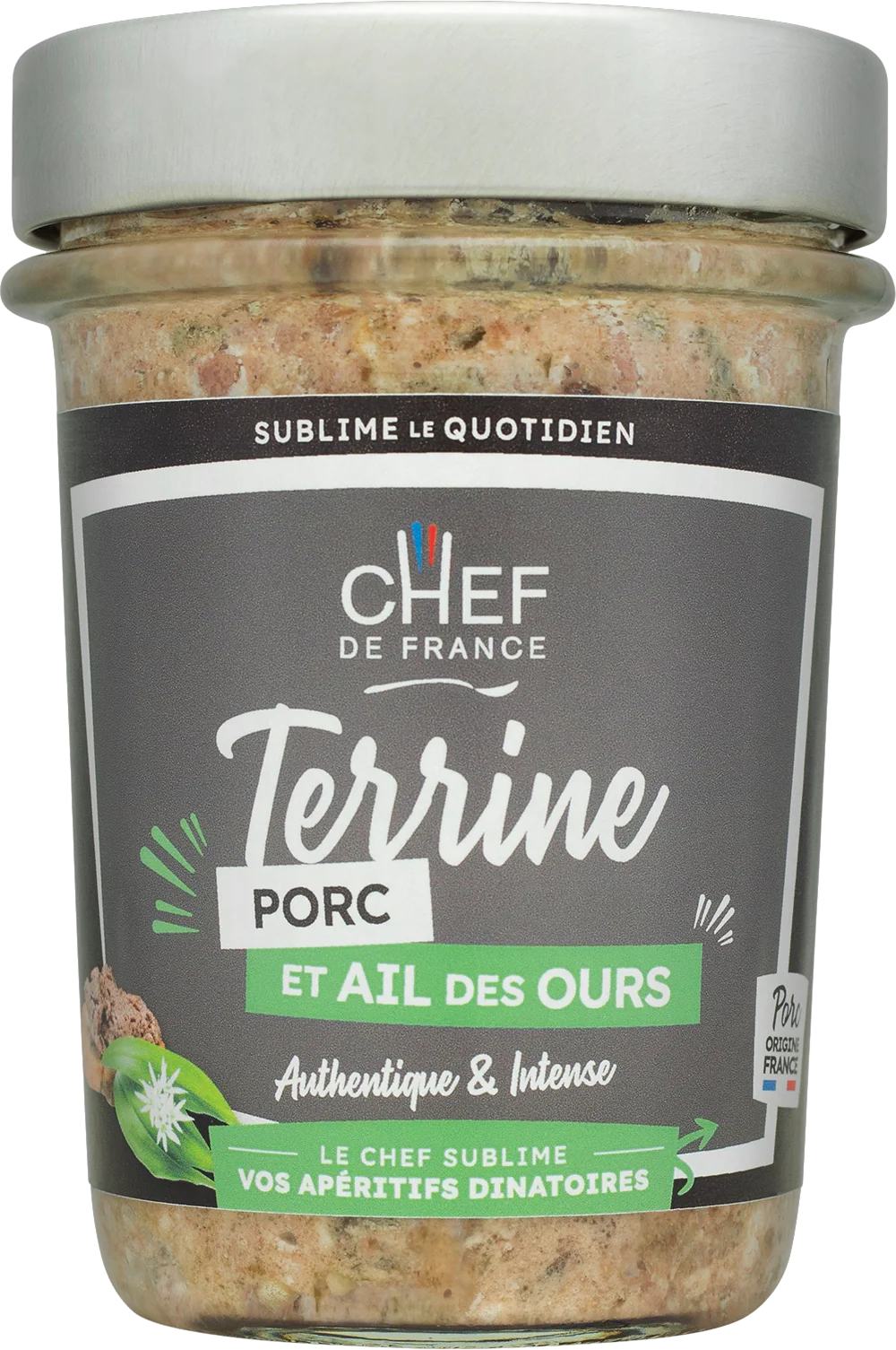 Terrine de porc et ail des ours - 160g