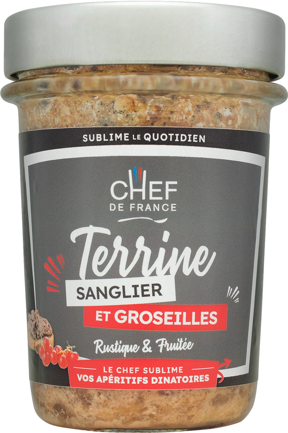 Terrine de sanglier aux groseilles - 160g