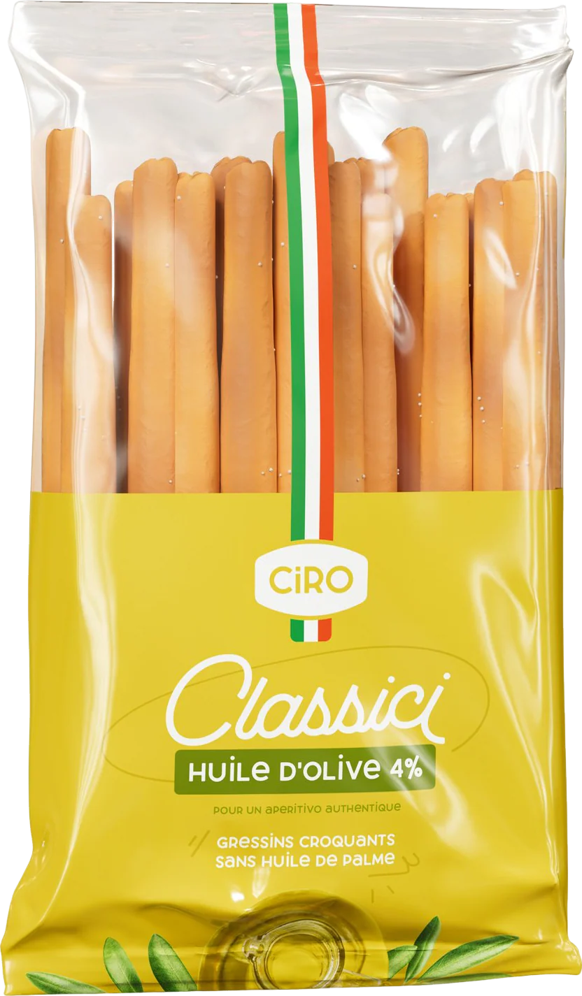 Gressins à l'huile d'olive - 200g