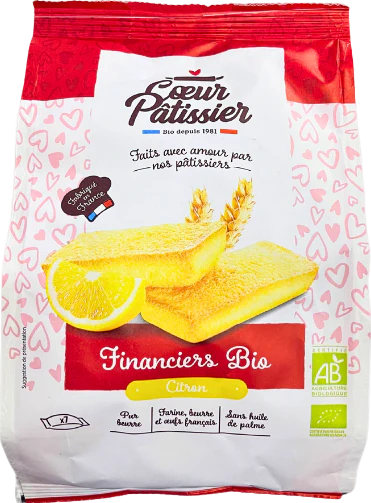 Financiers au citron bio - 175g - Image 2