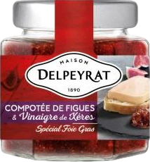 Compotée de figues & vinaigre de Xérès - 50g