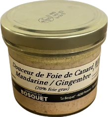 Douceur de foie de canard, mandarine et gingembre - 80g