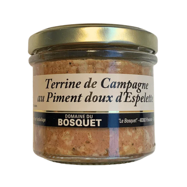 Terrine de campagne au piment doux d'Espelette - 90g - Image 3