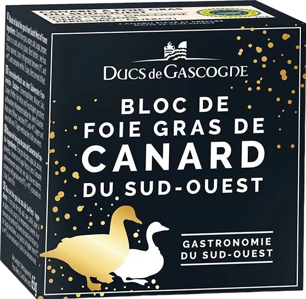 Bloc de foie gras de canard du sud ouest - 65g