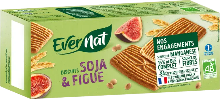 Biscuits soja figue bio - 240g