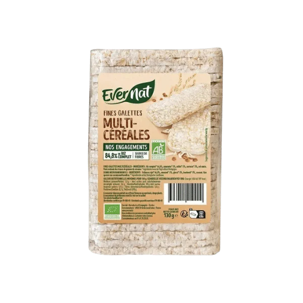 Fines galettes multicéréales bio - 130g