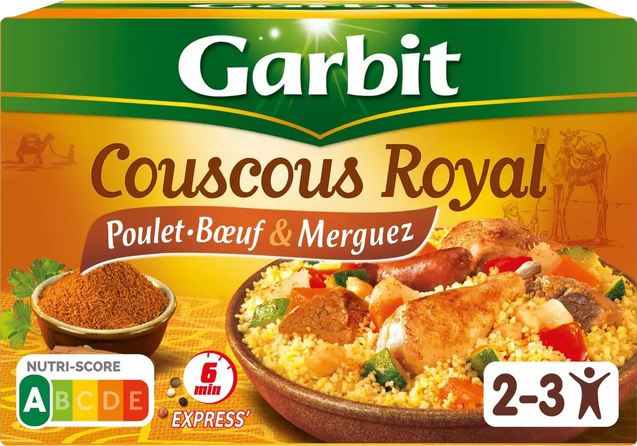 Couscous royal poulet boeuf et merguez - 760g