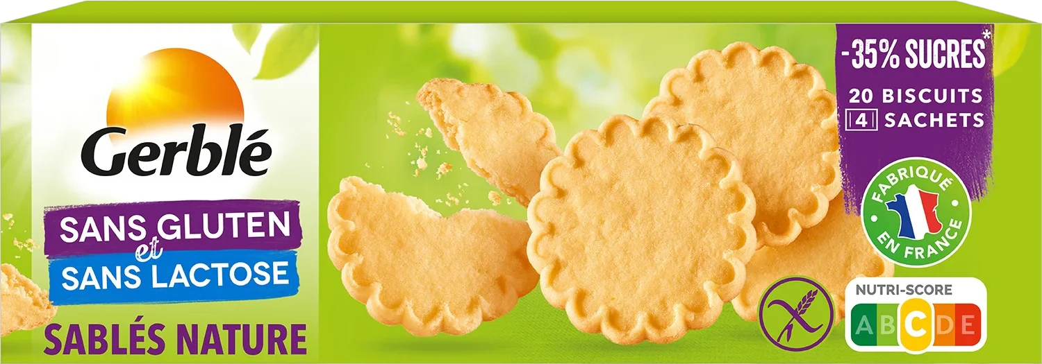 Biscuits sablés nature - 120g
