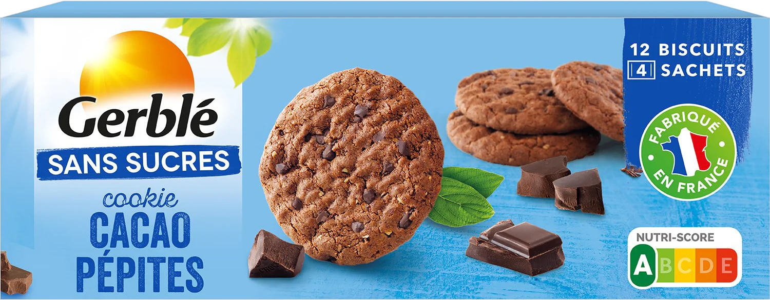 Cookies cacao pépites - 130g