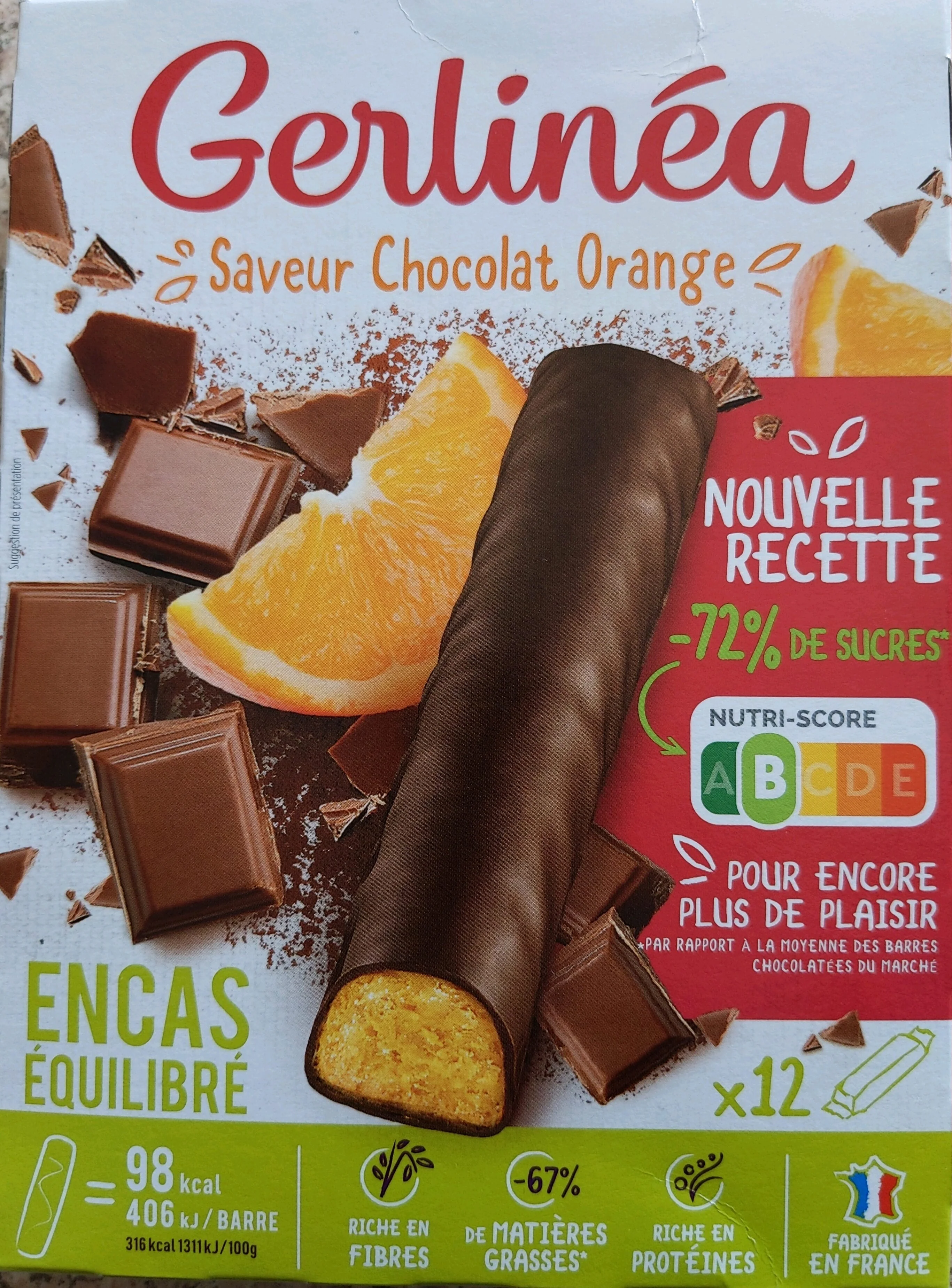 Barres chocolat orange - 372 g (12 x 31 g) - Image 2