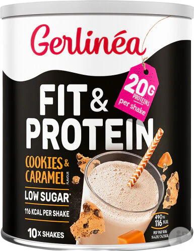Milkshake fit & protein saveur cookie caramel - 340g