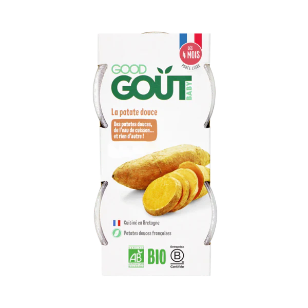 Purée de patates douces bio - 2x120g