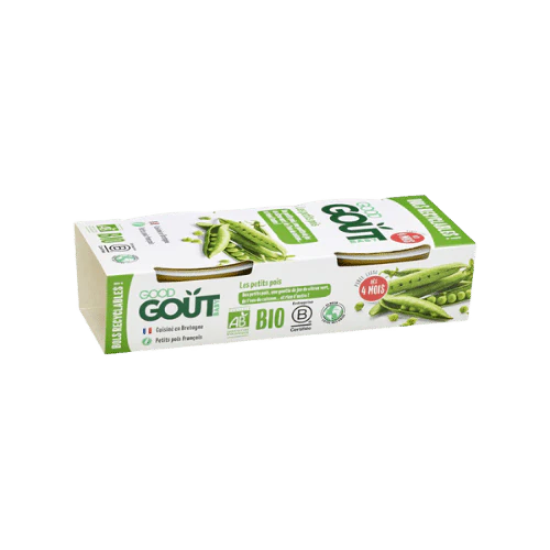 Purée de petits pois bio - dès 4 mois - 2x120g - Image 2