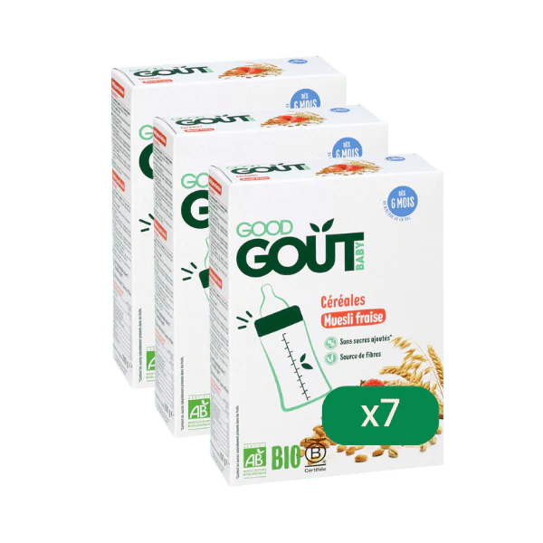 Sachets de céréales muesli fraise bio - 200g - Image 2