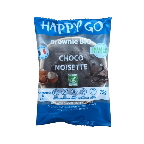Brownie chocolat noisette bio - 75g - Image 4