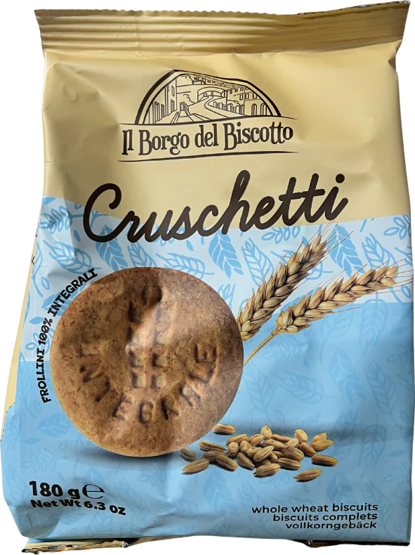 Cruschetti, biscuits au blé complet - 180g