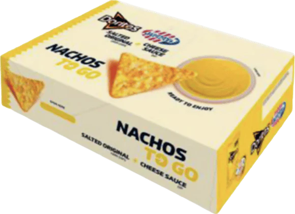 Box chips nachos et sauce au fromage - 190g