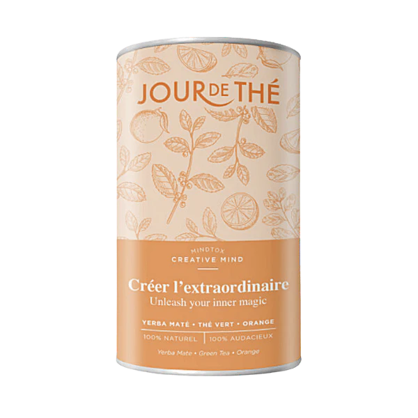 Thé vert yerba maté et orange bio - 105g