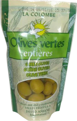 Olives vertes entières - 125g