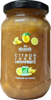 Confiture citron jaune bio - 310g
