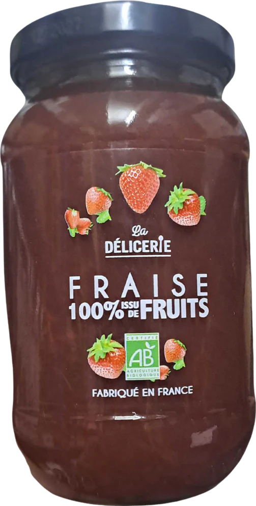 Confiture de fraise bio - 310g