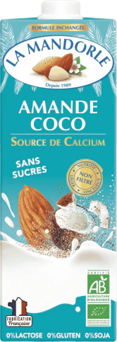 Lait amande et coco bio - 1L - Image 2