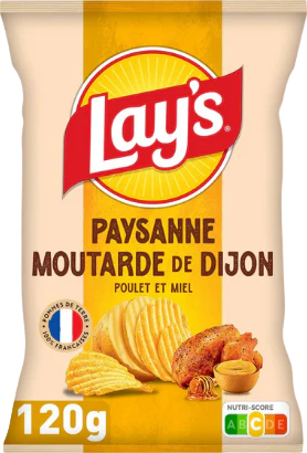 Chips paysanne moutarde poulet miel - 120g