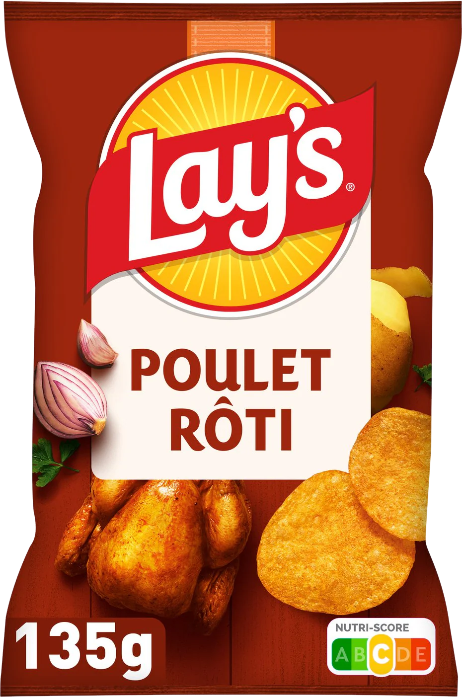 Chips saveur poulet rôti - 135g
