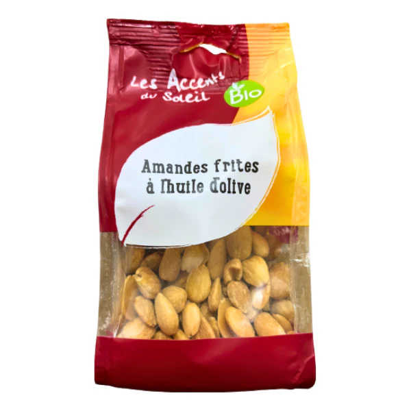 Amandes frites à l'huile d'olive bio - 125g - Image 2