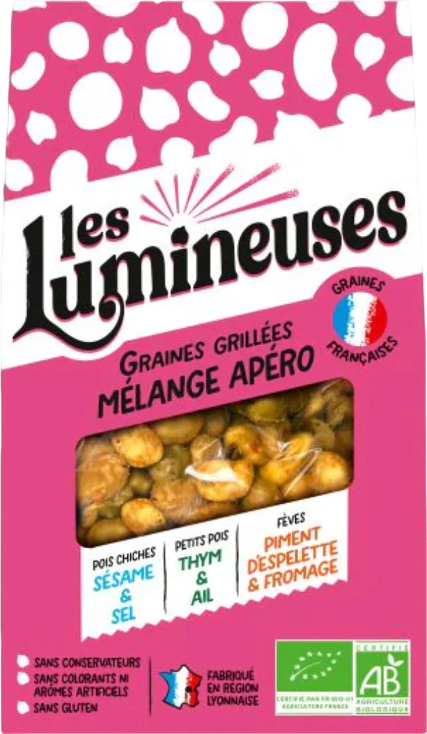 Mélange grillé graines apéro bio - 90g
