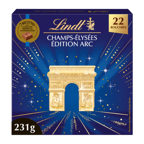 Assortiment de chocolats édition Arc de Triomphe - 231g