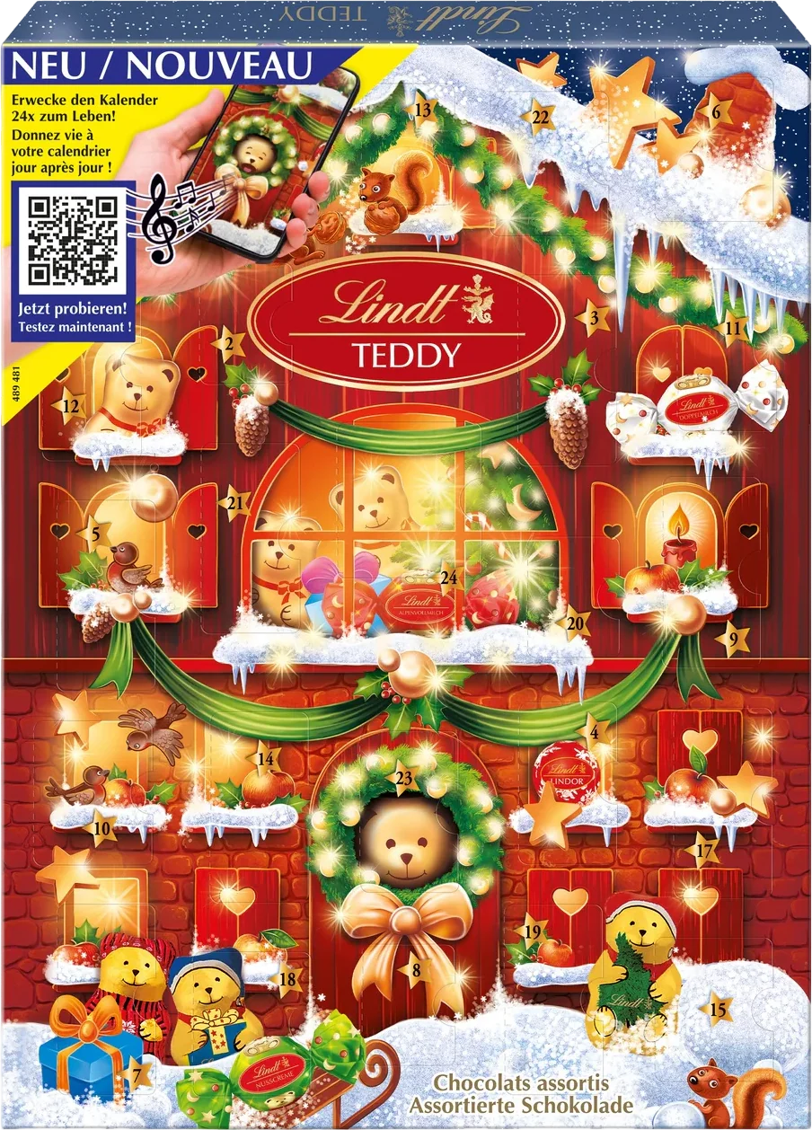 Calendrier de l'avent ours - 170g