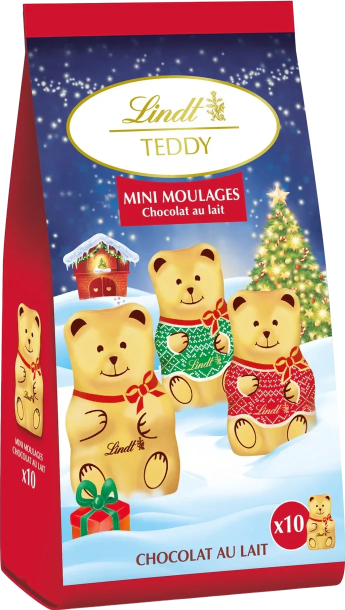 Mini figurines de chocolat au lait - 120g