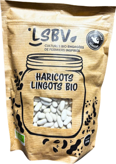 Haricots lingots bio - 500g